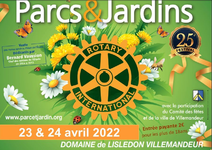 Le festival parcs et jardin du Rotary Club de Montargis 2022